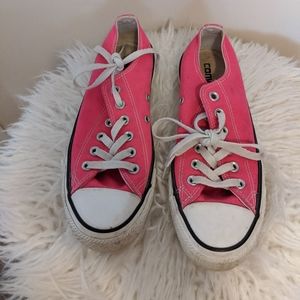 Pink Converse shoes